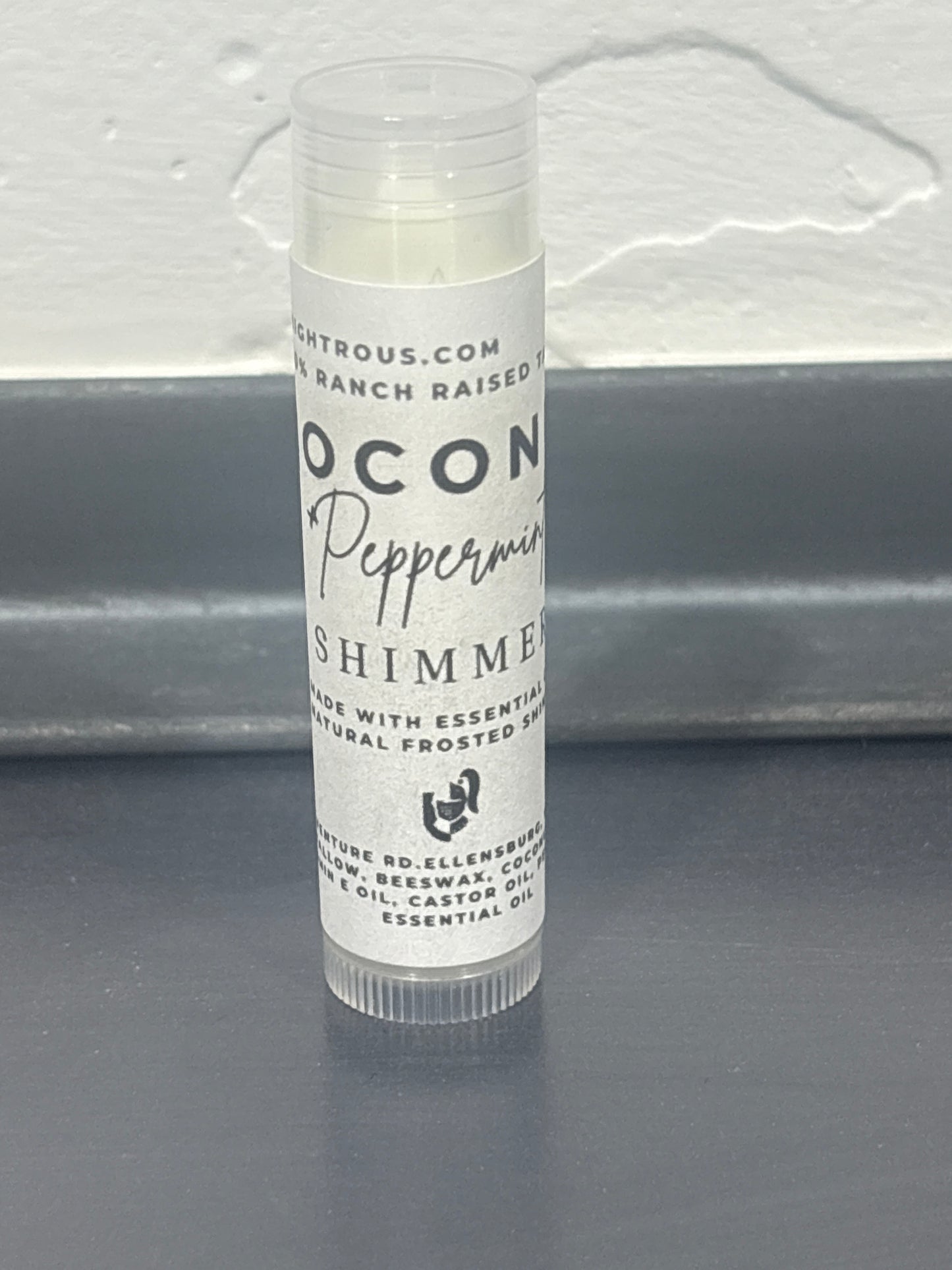 Lady Knightrous SHIMMER Tallow Coconut + Peppermint Lip Balm