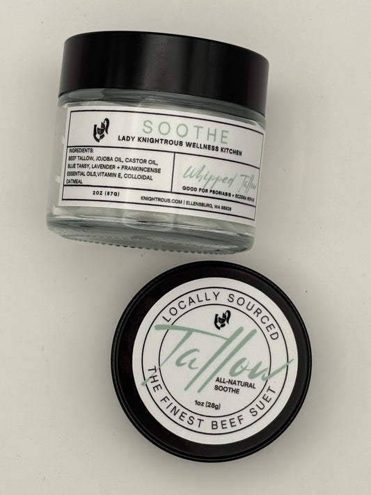 SOOTHE Lady Knightrous Premium Whipped Tallow for Dry, Itchy & Sensitive Skin