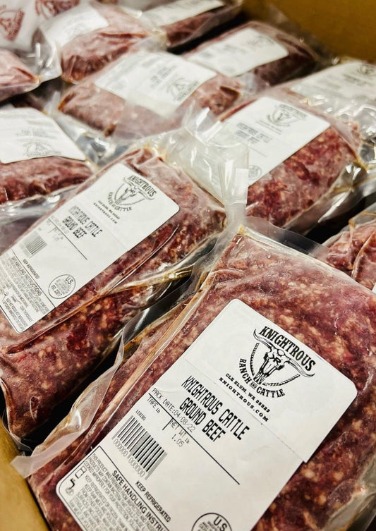 GROUND BEEF: 10 Pounds Dry-Aged