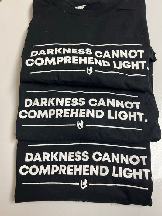 Y. Darkness Cannot Comprehend the Light T-shirt
