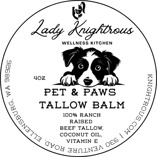 Lady Knightrous Tallow - Pet & Paws Balm