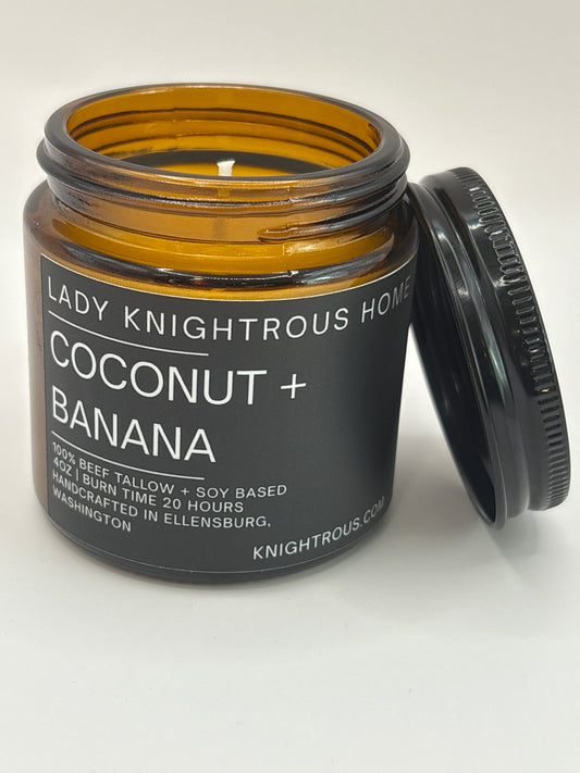 Lady Knightrous Tallow + Soy Candles