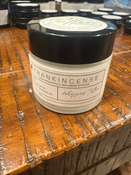 Lady Knightrous Premium Tallow with Castor Oil + Frankincense For Face or Body; our own "Botox in a bottle"