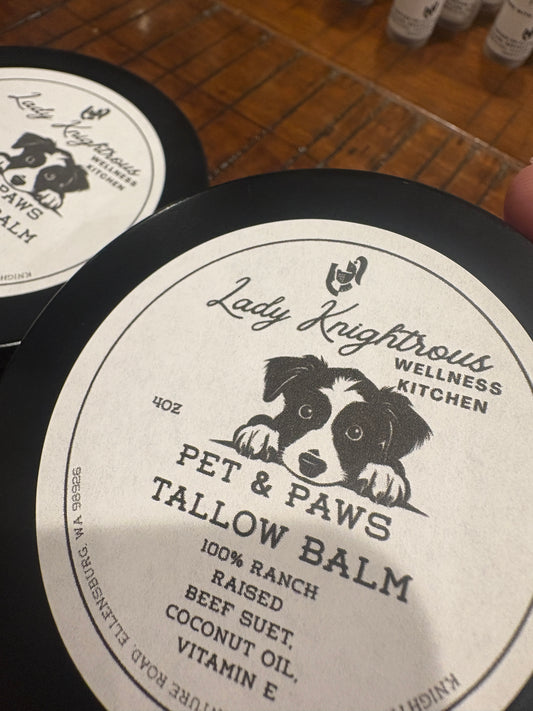 Lady Knightrous Tallow Pet & Paws Balm